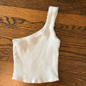 Urban Outfitters- white, ribbed, tank top - XS